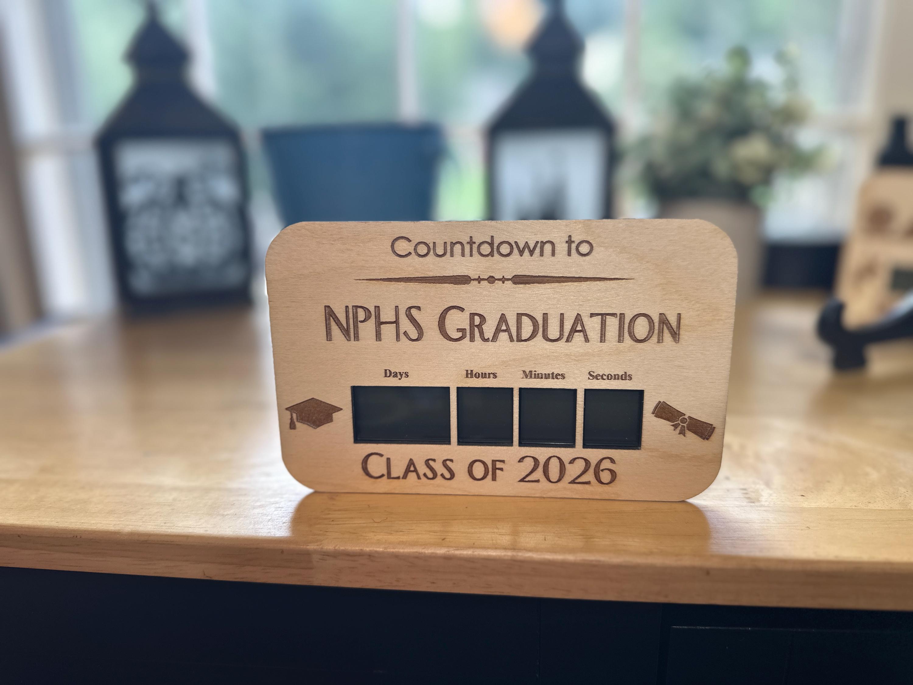 Graduation Countdown Clock - Etsy