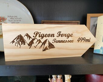 Custom sign from YOUR home to YOUR favorite CITY