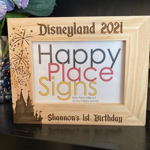 Custom frame celebrating your vacation!