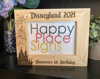 Custom frame celebrating your vacation!