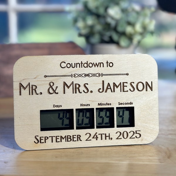 Wedding Countdown Clock