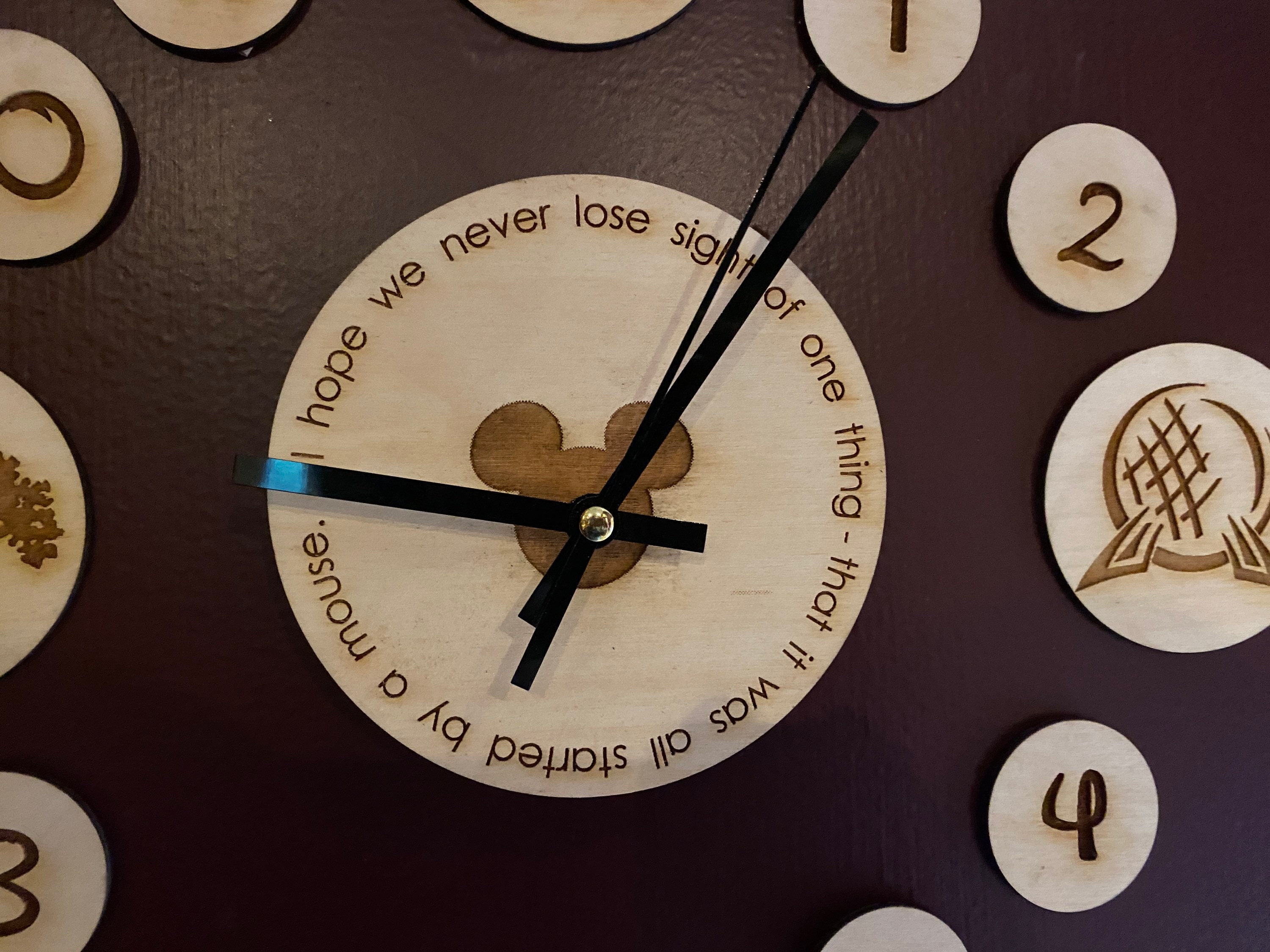 Disney Inspired Clock - Etsy