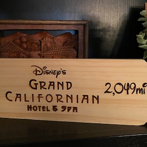 Custom listing for sign from YOUR home to the Disney Grand Californian