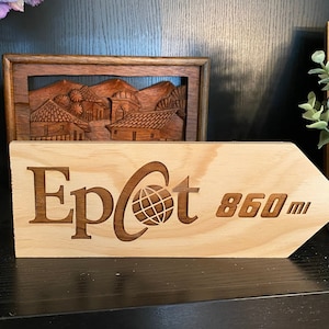 Custom sign to EPCOT