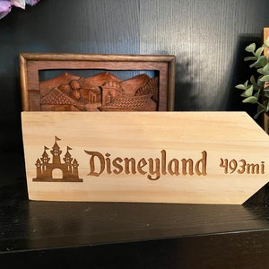Custom sign to Disneyland