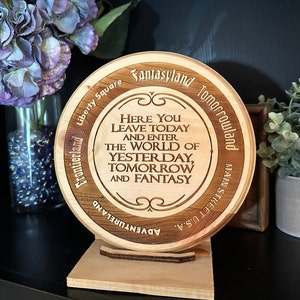 8 inch welcome plaque CLEARANCE  - item 001