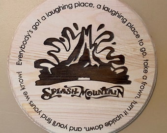 Splash Mountain Celebration Plaque