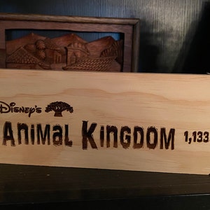 Custom sign to Animal Kingdom