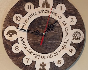 It’s time to go to Disney Clock