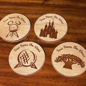 Custom Adventurers Club Coasters for Nitin