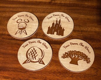 Set of four coasters