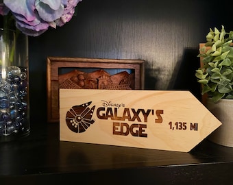 Custom sign to Disney's Galaxy's Edge