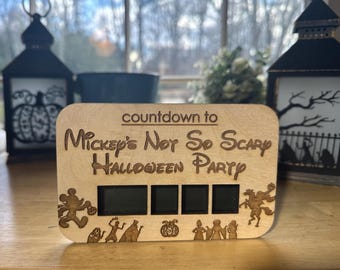 Countdown Clock for that famous "Not So Scary Halloween Party"