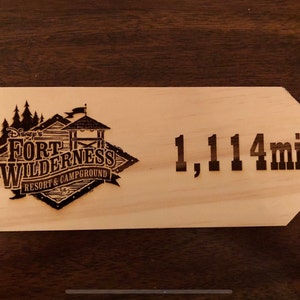 Custom listing for sign from YOUR home to Disney's Fort Wilderness Resort