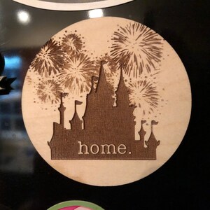 Refrigerator magnet with reminder of home!