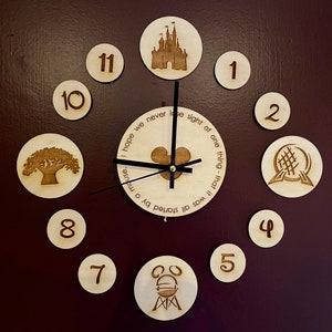 Disney inspired clock