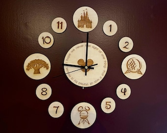 Disney inspired clock