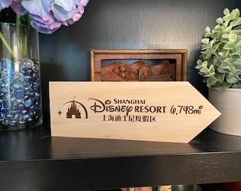 Custom sign to Disneyland Shanghai