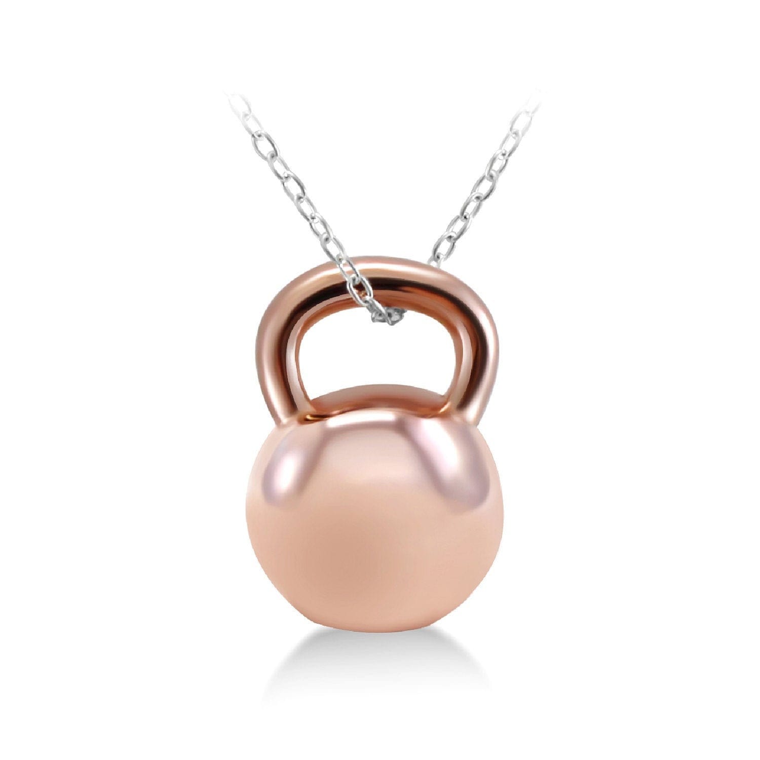 SAGEGASAGE☆Kettlebell Necklace Kettlebell Necklace / Sterling Silver / Carbon-gold-pink