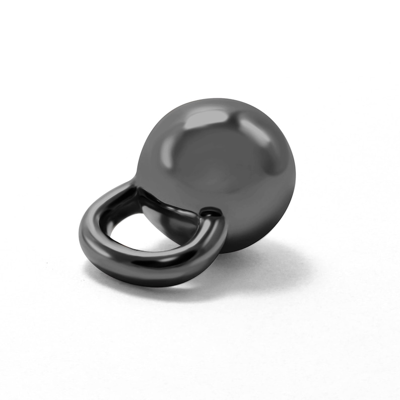 Meaningful Jewelry Unique Pendant for Fathers Day Strong is Beautiful Motivational Presents Sterling Silver Grand Kettlebell Necklace