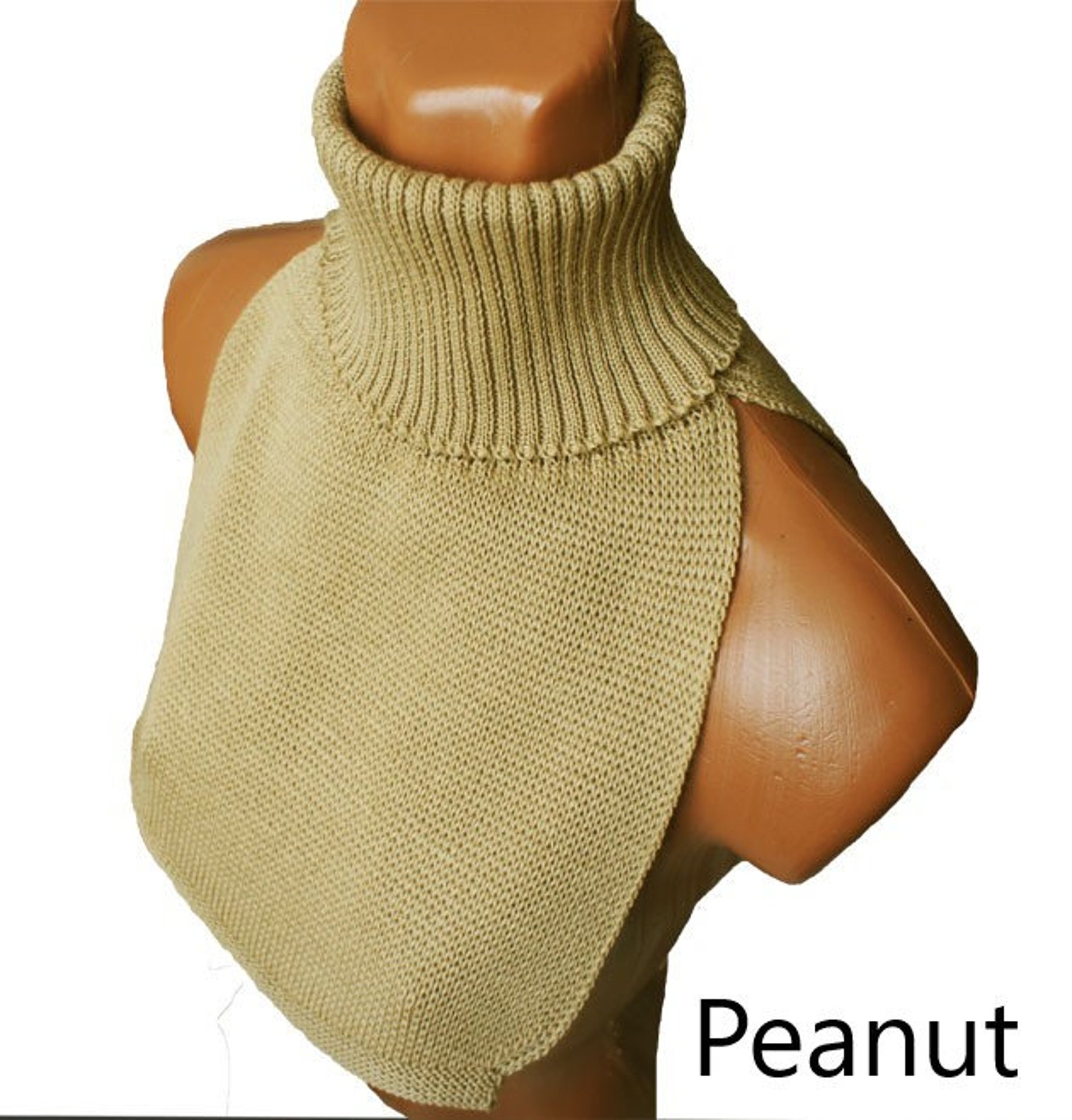 Dickey Neck Warmer Dicky Scarf Turtle Neck Wrap Knitted Home Etsy