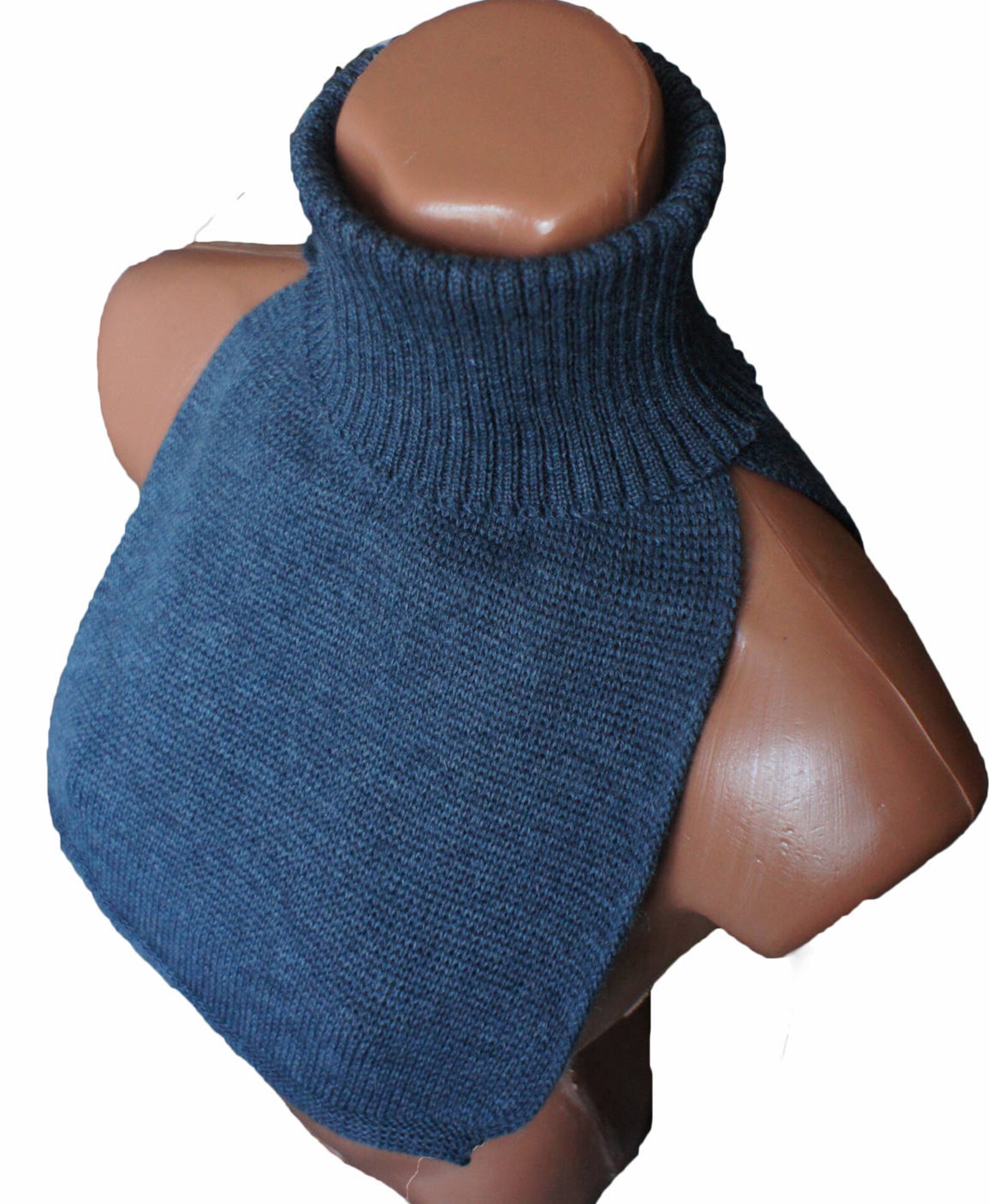 Dickey Neck Warmer Dicky Écharpe Turtle Neck Wrap Knitted Home Etsy