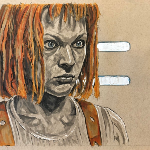 Leeloo 5th Element Original Portrait