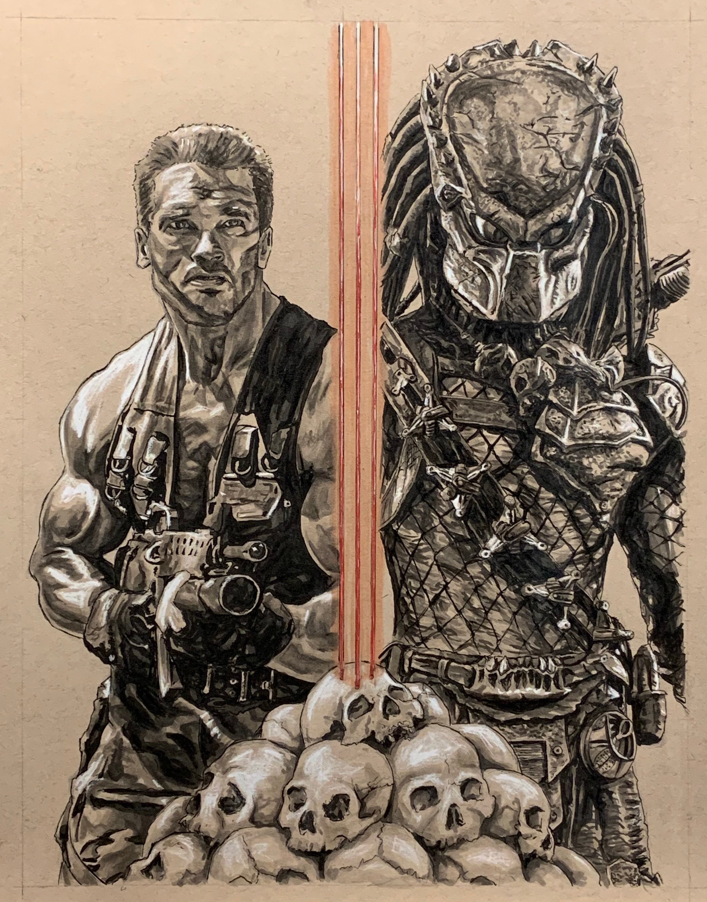 Predator Drawings Art