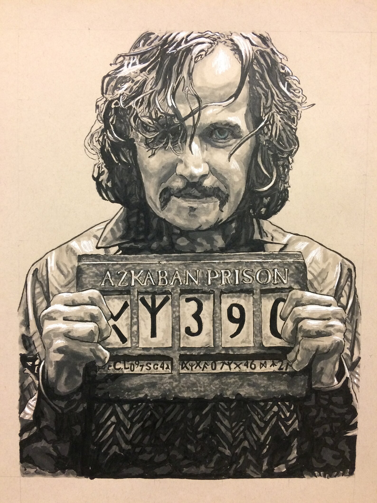 Harry Potter Sirius Black Prisoner of Azkaban Portrait Etsy