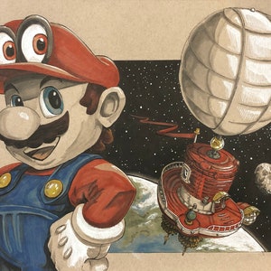Mario Odyssey Original Artwork