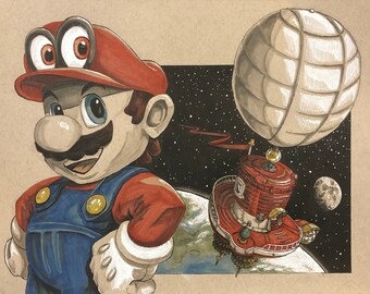 Mario Odyssey Original Artwork