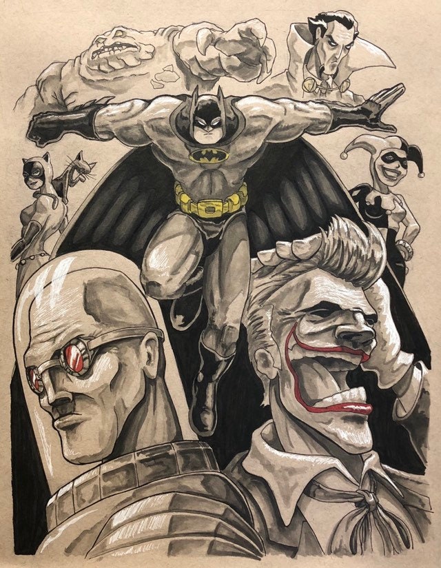 Batman the Animated Series Original Artwork - Etsy