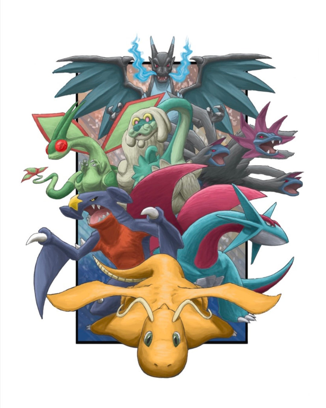 Lanssorien  Dragon type pokemon, Pokemon dragon, Pokemon
