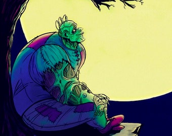 The monster and the moon