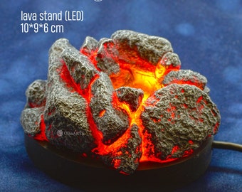 LED Lava Nest - Decorative Egg Stand for Dragon Eggs or Decorative Eggs