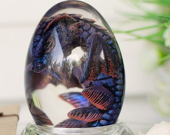 ウォータードラゴンエッグ、VIPギフトセット：透明エポキシ樹脂エッグ