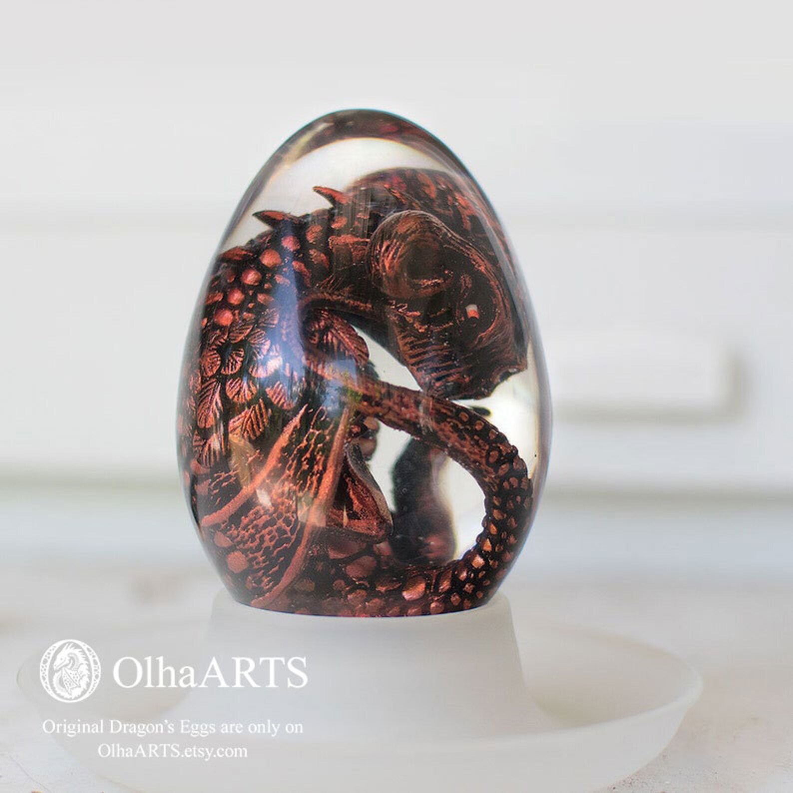 Copper Dragon Egg VIP Gift Set With Baby Dragon in Etsy