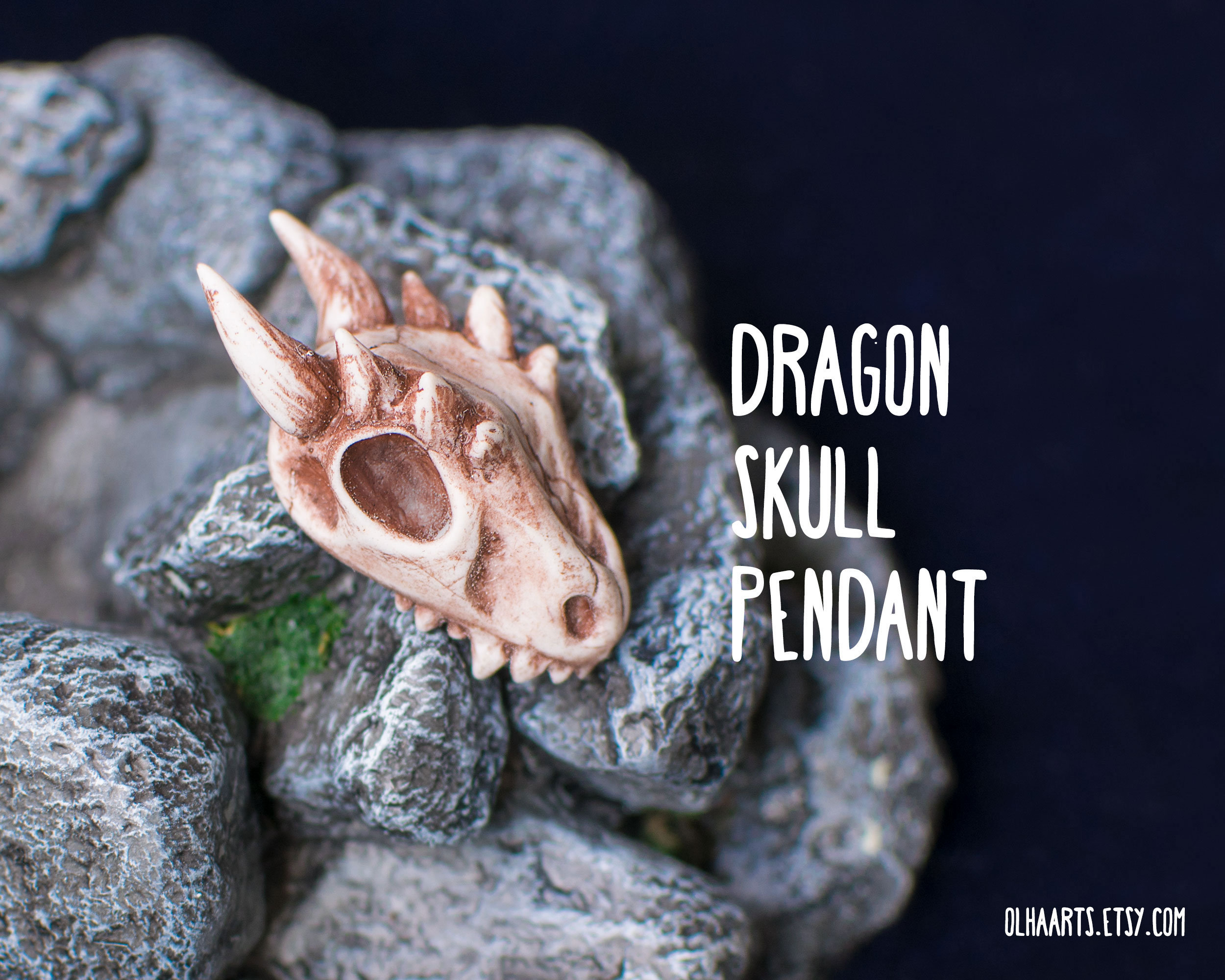 Dragon Skull Pendant main image 1