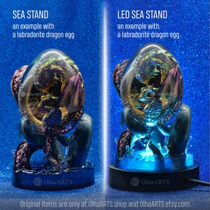 Œuf De Dragon En Résine Transparente Avec Dragon De Lave à L’Intérieur - Décoration Fantasy & Cadeau Original