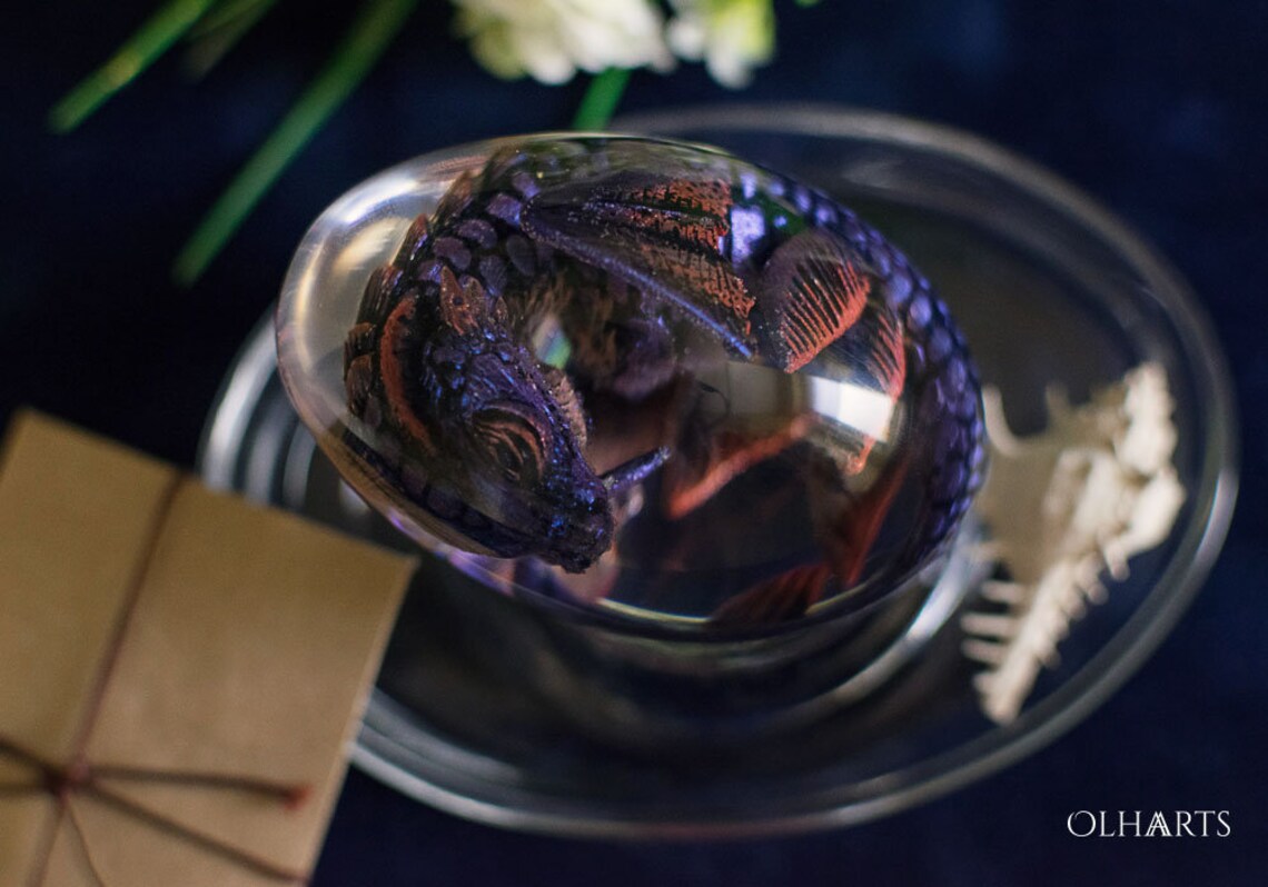 Huevo de dragón de agua dragón bebé dragón marino Etsy