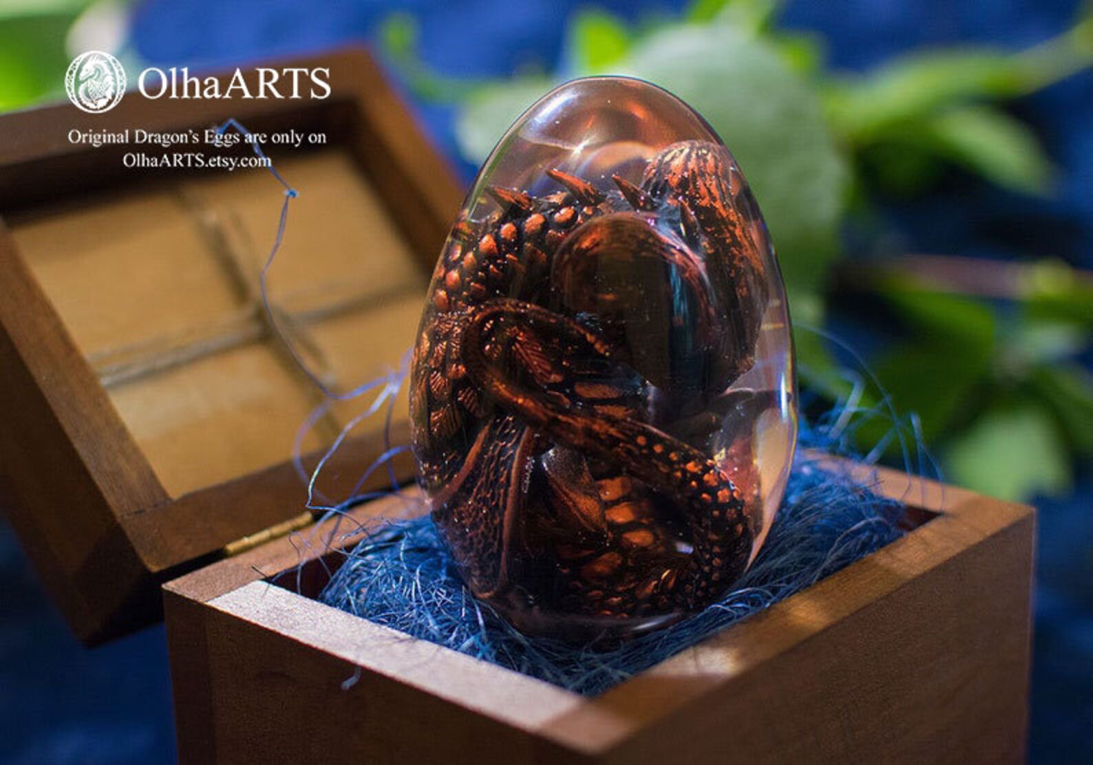Copper Dragon Egg VIP Gift Set With Baby Dragon in Etsy