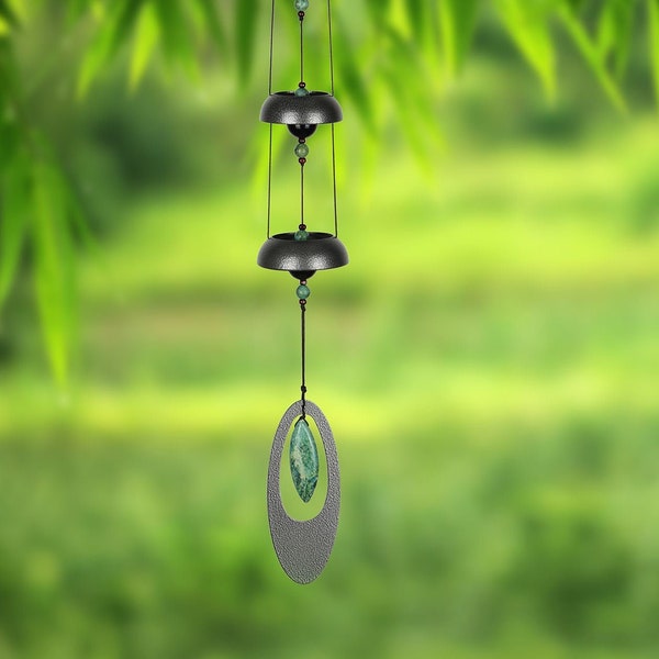 25" Jade Temple Bells Wind Chime by Woodstock | Housewarming Gifts | Gifts for Her