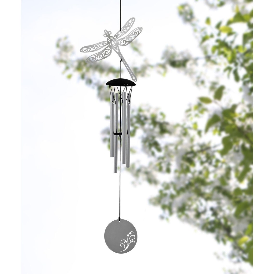 Dragonfly Wind Chime 18 Dragonfly Flourish Wind Chime Etsy