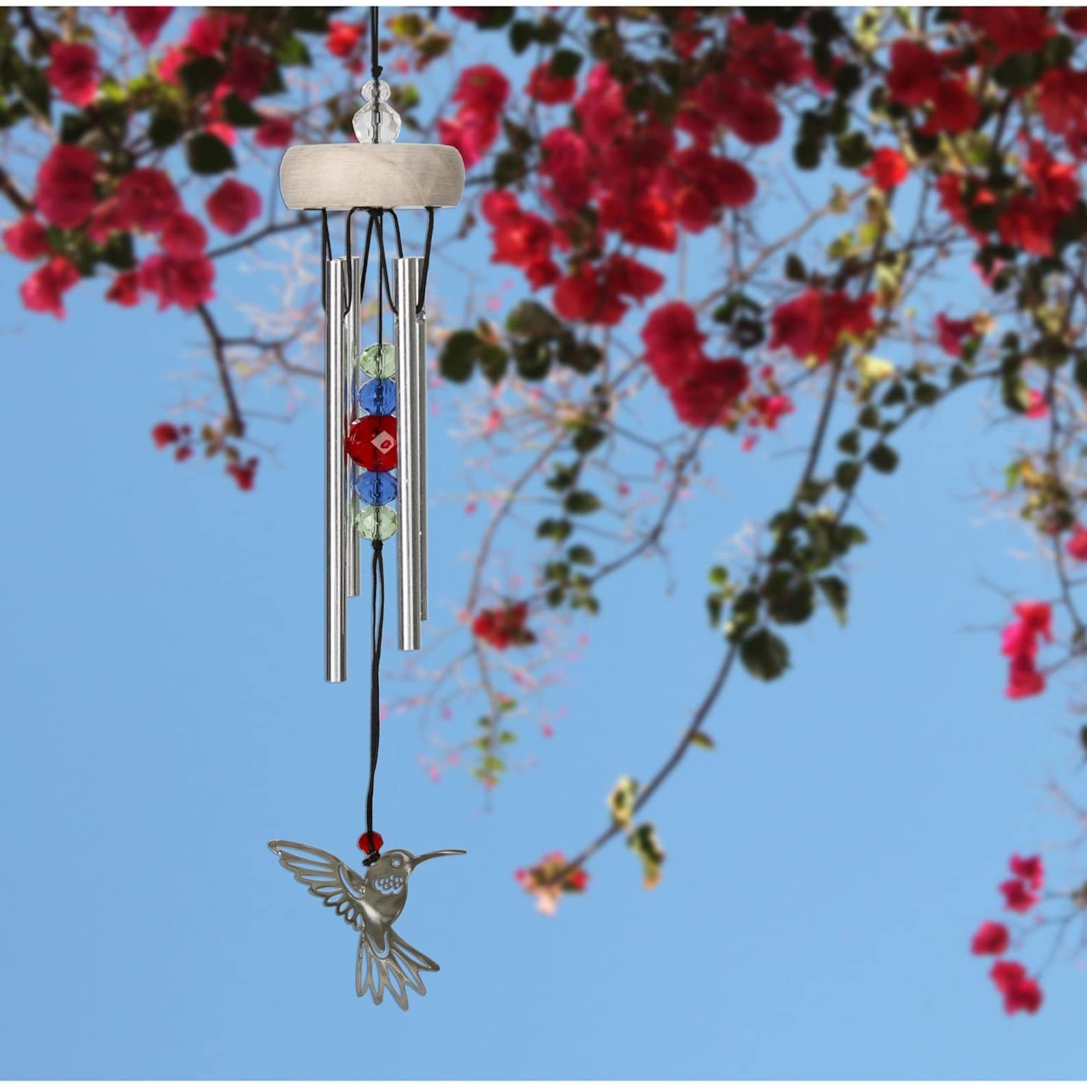 Hummingbird Wind Chime 10 Small Fantasy Hummingbird Etsy