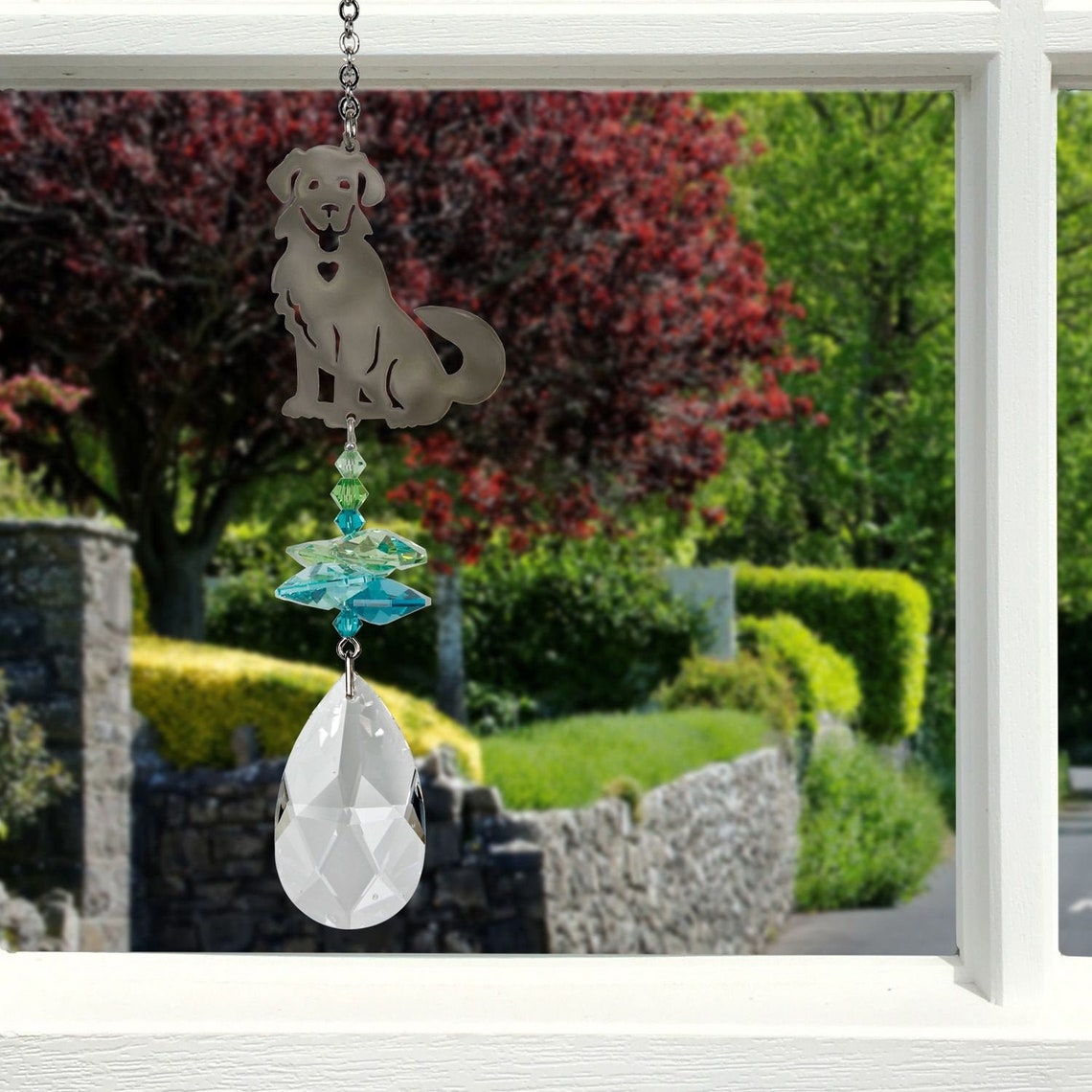 Dog Suncatcher Crystal Crystal Dog Rainbow Maker and Etsy