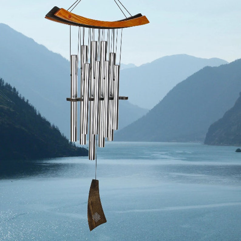 34 Musically Tuned Healing Wind Chime by Woodstock Etsy