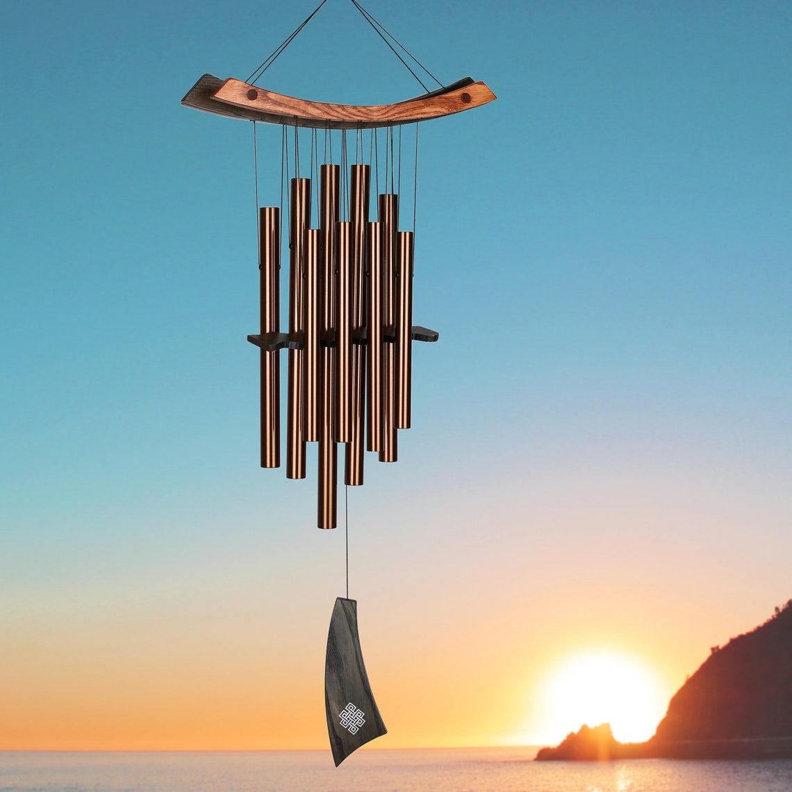34 Musically Tuned Healing Wind Chime by Woodstock Etsy