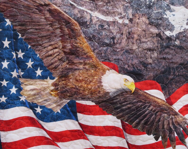 Bald Eagle wall hanging Americana decor Patriotic wall decor Etsy