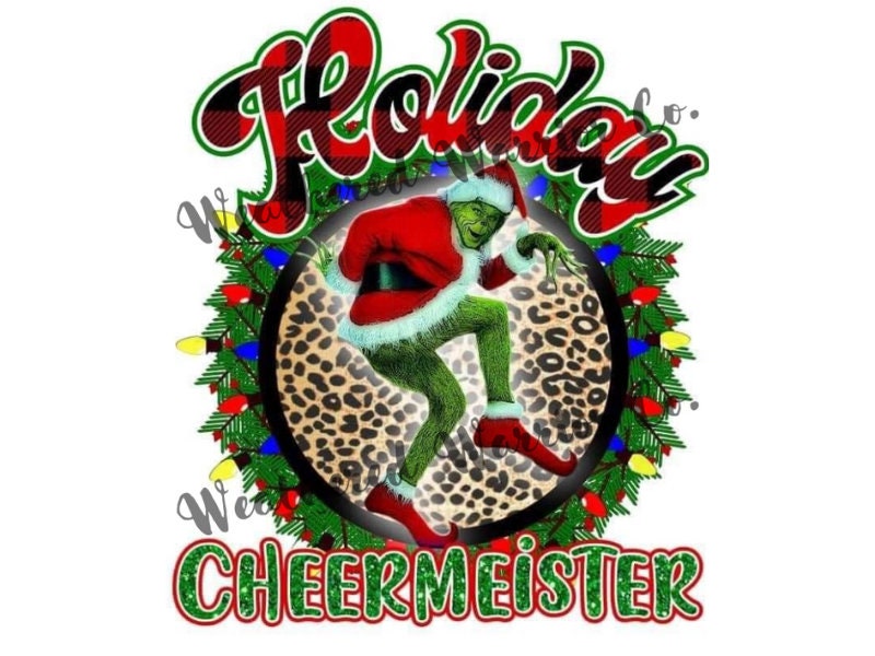 Grinch Holiday Cheermeister Digital Download - Etsy