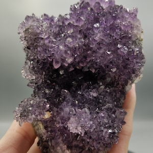 Gorgeous XXL AA Quality Uruguayan Amethyst Rosette Stalactite Formation w/ Super Saturated Color. Artigas, Uruguay.